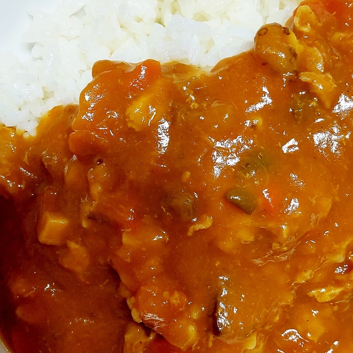 かぼちゃ入りカレーライス